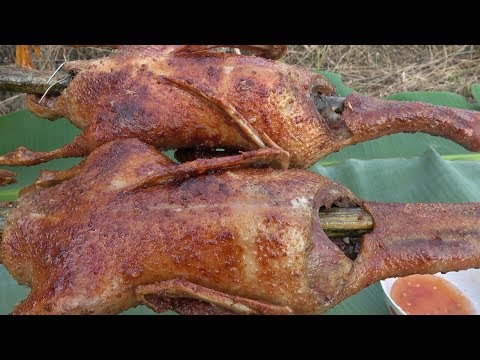 VỊT NƯỚNG XUYÊN TRE GIỮA ĐỒNG - TT36