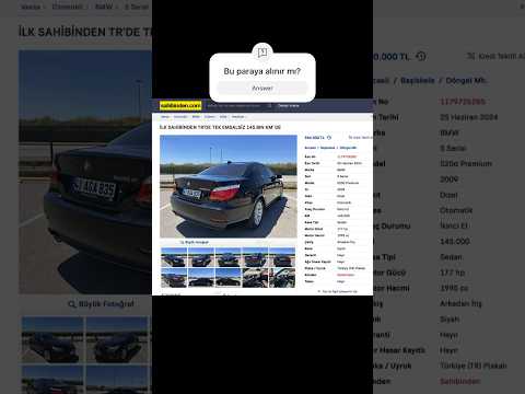 2009 BMW 520d alınır mı? #sahibinden #bmw520d #bmwe60
