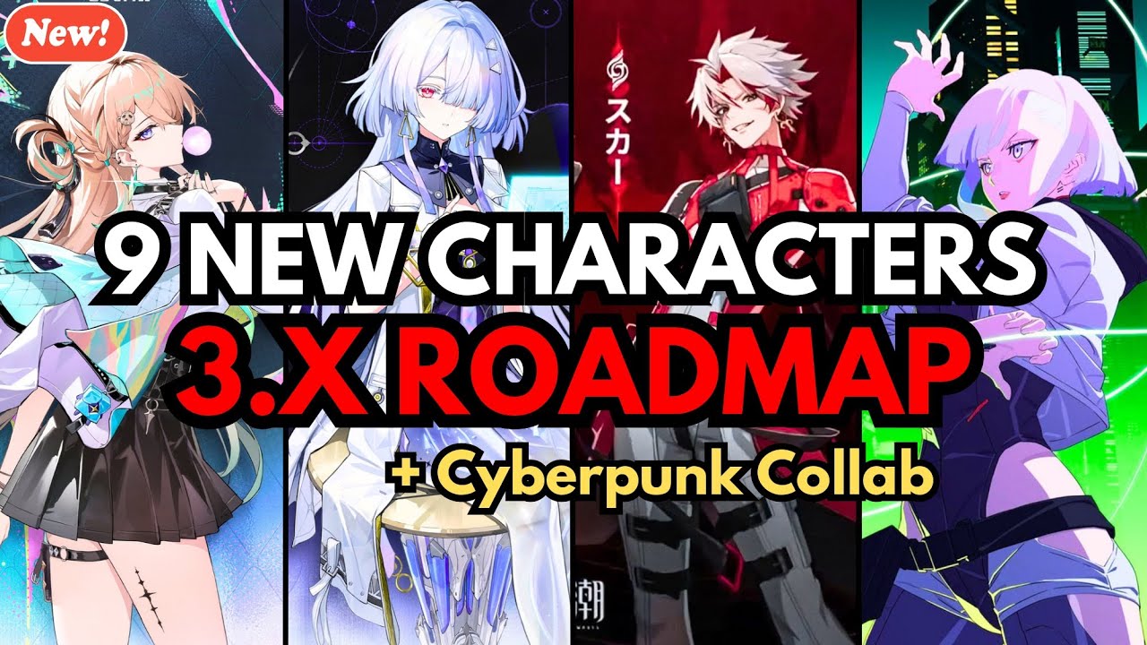 Wuthering Waves 3.X ROADMAP LEAKS — 9 Characters, Rover 4th Element, Scar, Skins & Cyberpunk Collab