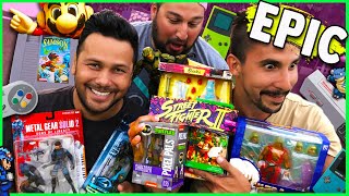 BOXES FULL of RETRO PICK UPS 😱Loading Up the GAME ROOM with more TOYS and VIDEO GAMES than we need!