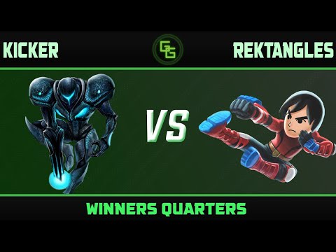 Mazer | Kicker (Dark Samus) vs Rektangles (Mii Brawler) - FearFall Winners Quarters