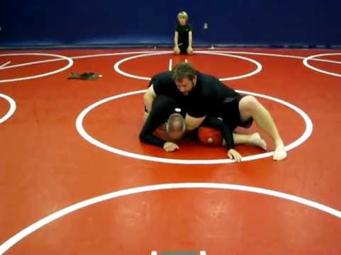 Modesto Grappling Club Instructional #50:  Sprawl Control to Crucifix to Mata-Leo; Elbow Push Escape