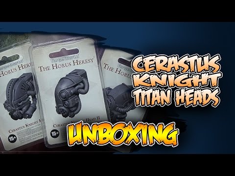 Cerastus Knight Head Upgrades - Forge World Unboxing