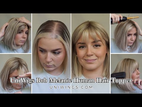 How to change the parting line and customize the bangs...