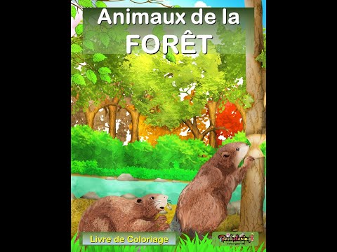ANIMAUX DE LA FORET - Livre de Coloriage - bookoloring.com
