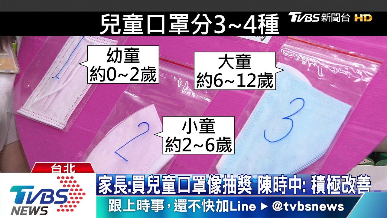 免家長奔波!綠委籲口罩地圖增「兒童尺寸」