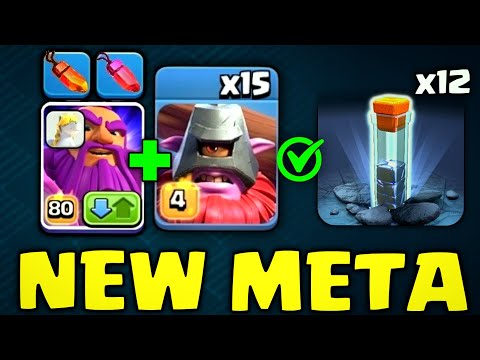 NEW META | x15 THROWERS + x12 Totem Spell Is Broken in Legend League | Clash of clans