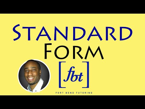 Writing Linear Equations: Standard Form [fbt]