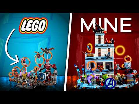 BEATING Lego at Their OWN GAME! (Avengers ENDGAME Diorama)