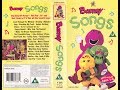 Barney Songs 1995 UK VHS
