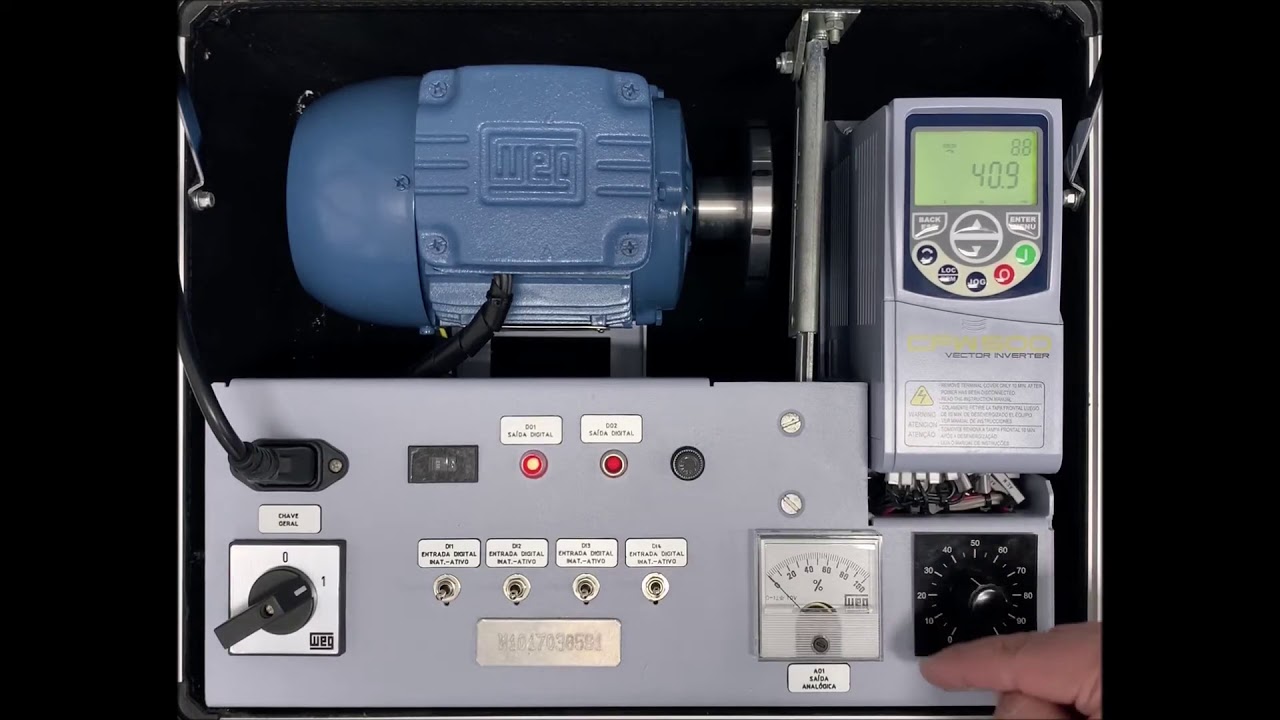 WEG   Vídeo aula: Parametrizando o regulador PID no inversor CFW500