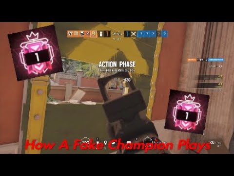 How A Fake Champion Plays - Rainbow Six Siege