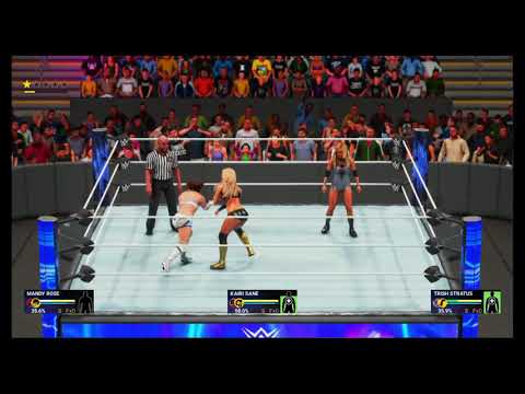 WWE 2K19 Kairi Sane VS Mandy Rose VS Trish Stratus