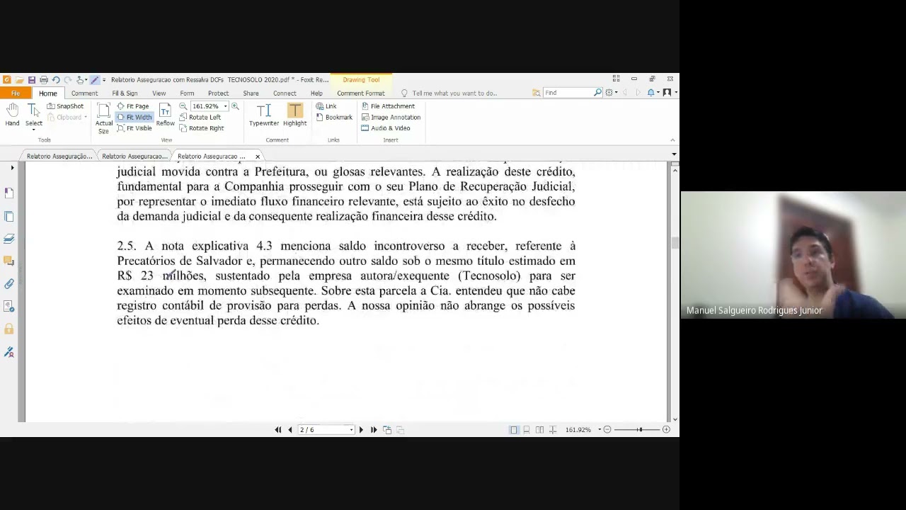 Relatório Auditoria Independente  (Exemplos)