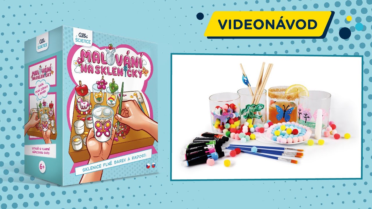 Malování na skleničky - videonávod