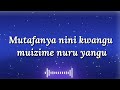 Sifedheheki Zuhura Shabani Taarab Lyrics