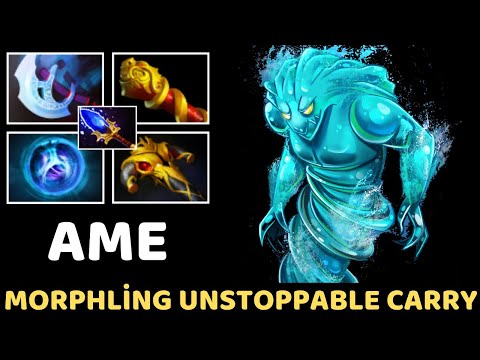 AME [Morphling] Unstoppable Carry Scepter Build 7.34 Dota 2