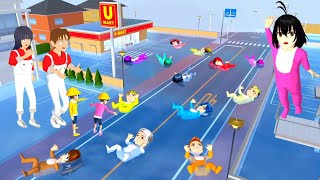 Download lagu Banjir Baby 😱 | Raksasa Celine Pungut Bayi Bawa Hospital Yuta Mio Adu Lebih Banyak | Sakura School mp3