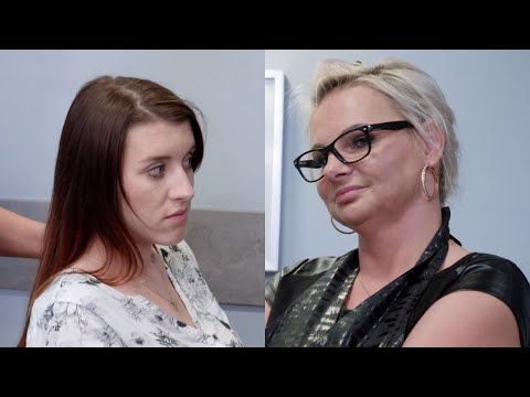 The hairdresser described the client's hair as "hopeless"... [Harsh cut]