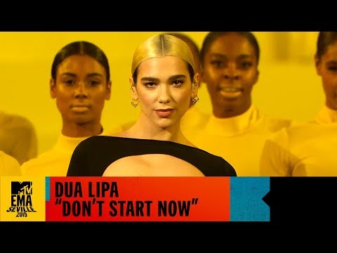 Dua Lipa 🎤 'Don't Start Now' Live EMA Performance | MTV