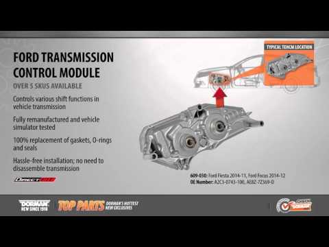 Highlighted part: transmission control module for select Ford Fiesta & Focus models