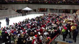 A Tuba Christmas at Rockefeller Center 2012, opening &amp; O Come all Ye Faithful Part 1
