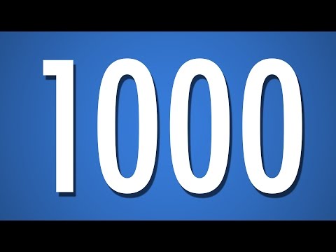 1st YouTube video about how long is 1000 seconds