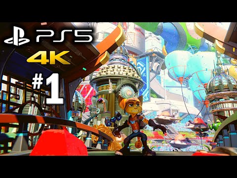 Ratchet and Clank Rift Apart PS5 Gameplay Walkthrough Part 1 (4K 60FPS)