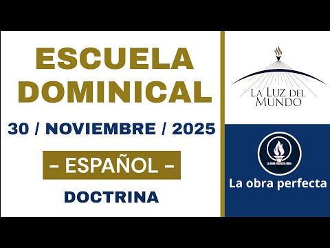 SUNDAY SCHOOL || NOVEMBER 30, 2025