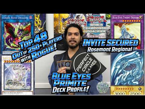 Blue-Eyes Primite Deck Dominate | Top 48 at Chicago Rosemont Regional (250+ Players)