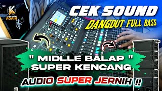Download lagu CEK SOUND DANGDUT KOPLO FULL BASS GLERR MIDLLE BALAP TERBARU 2024 ( AUDIO SANGAT JERNIH ) mp3