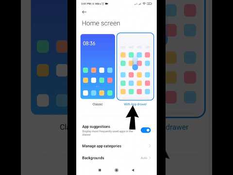 Home Screen app scroll Settings #youtubeshorts #shorts