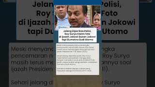 Jelang Diperiksa Polisi, Roy Suryo Klaim Foto di Ijazah Jokowi Bukan Jokowi tapi Dumatno Budi Utomo
