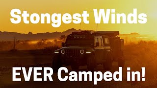 60 MPH Winds in a Turtleback Expedition Trailer in Arizona?