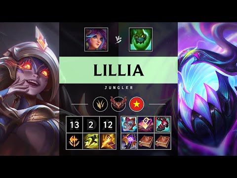 Lillia Jungle vs Zac - VN Grandmaster Patch 25.17