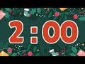2 Minute Christmas Timer (Countdown Clock With Festive Ending Music)