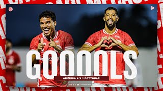 GOLS | AMÉRICA 4 X 1 POTYGUAR | CAMPEONATO POTIGUAR | 10/01/2026