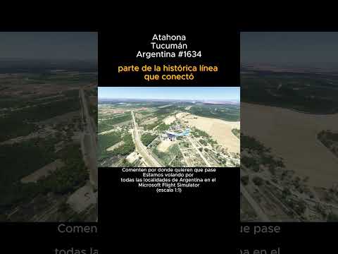 Atahona, Tucumán desde el Microsoft Flight Simulator #atahona #tucuman #argentina #msfs