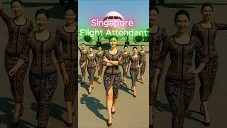 Blurred Lines Dance “Back on the Runway with Singapore Airline Crew#flightattendant #blurred