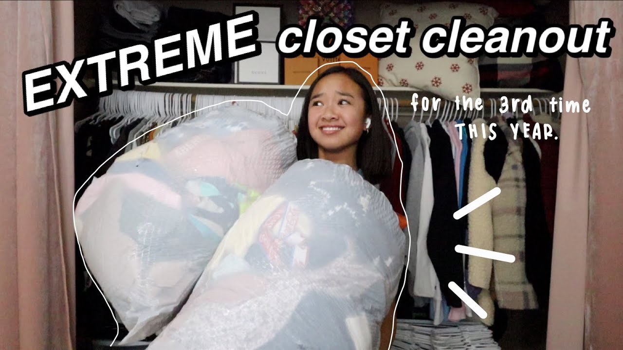 EXTREME CLOSET CLEANOUT *for the third time this year* | Nicole Laeno