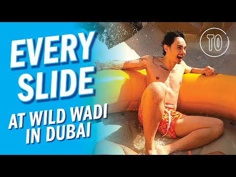 Wild Wadi Dubai Waterpark: EVERY WATER SLIDE (POV)