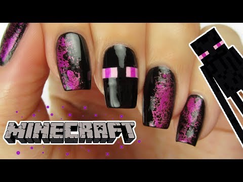 MINECRAFT ENDERMAN NAILS | CutePlay Countdown #1!