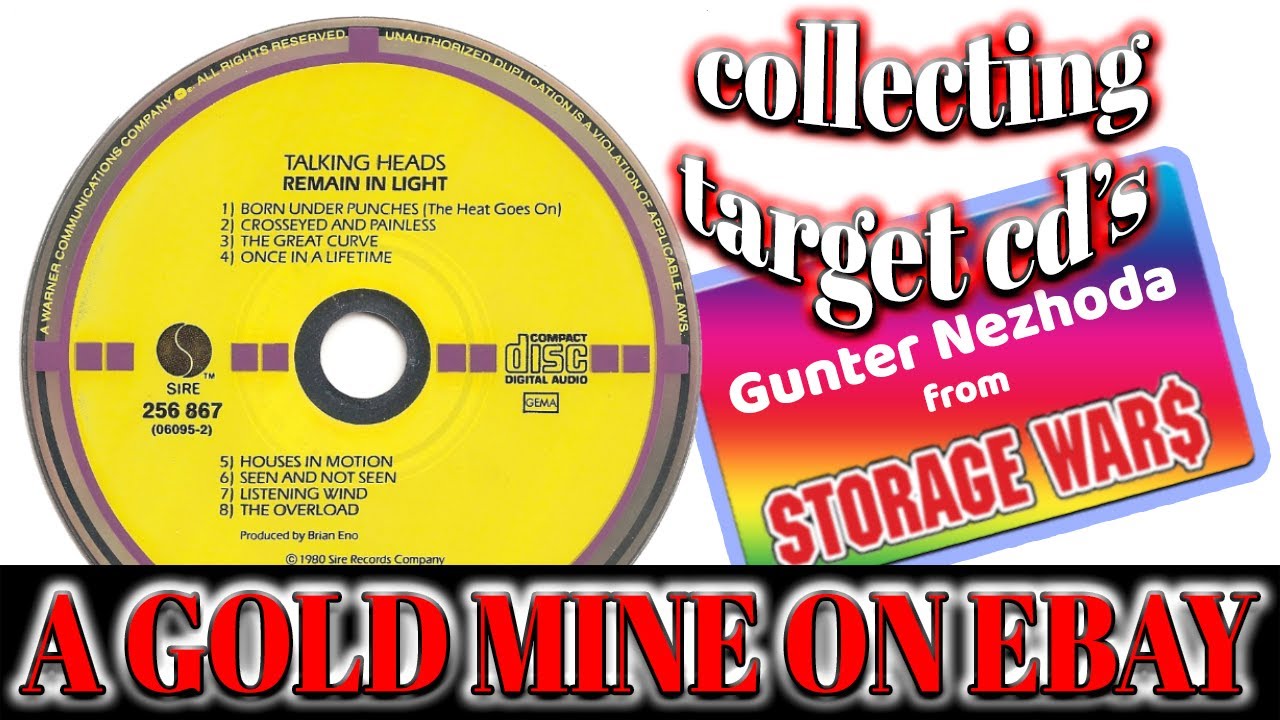 A GOLD MINE ON EBAY Gunter Nezhoda from Storage Wars Gives Ebay Tips about Target CD Collecting