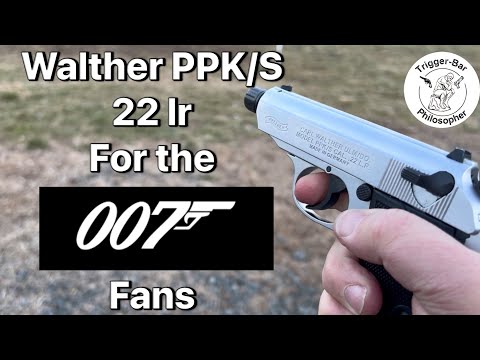 Walther PPK/S in 22 lr Review- Our James Bond Range Gun