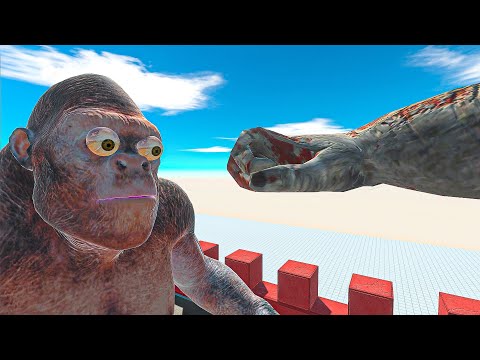 King Kong (Goro) FIGHTS - Animal Revolt Battle Simulator