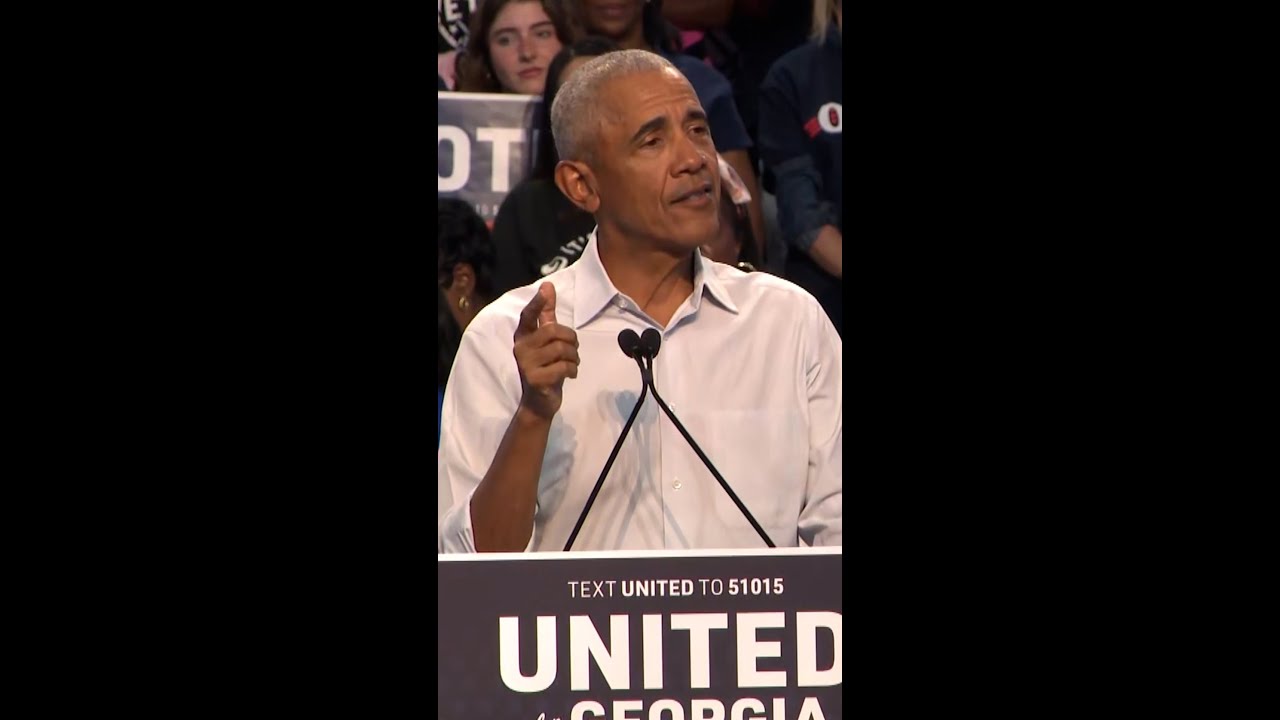 Video: Obama mocks Trump administration's Cheesecake Factory response at Georgia rally