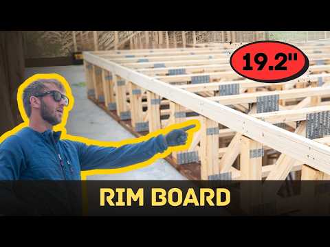 How To Install The Rim Board on Floor Trusses