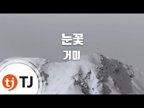 [TJ노래방] 눈꽃(그겨울,바람이분다OST) - 거미 (Snow Flower - Gummy) / TJ Karaoke