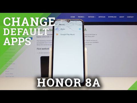 How to Change Default App in HONOR 8A – Default App Settings