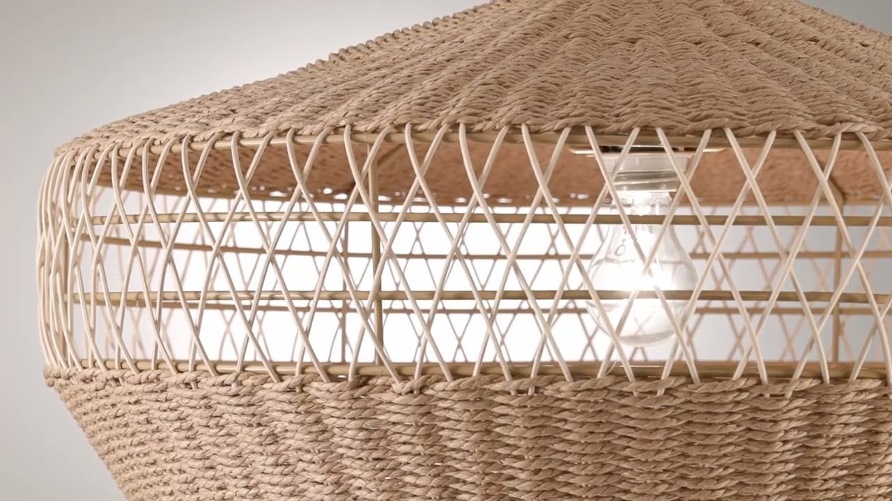 Video 1 Watch A Video About the Regency Hill Matias Vine and Rope Modern Pendant Light